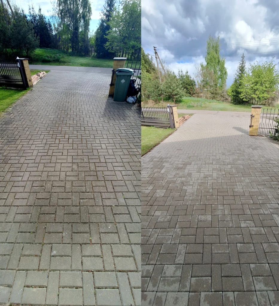 Trinkelių plovimas ir impregnavimas